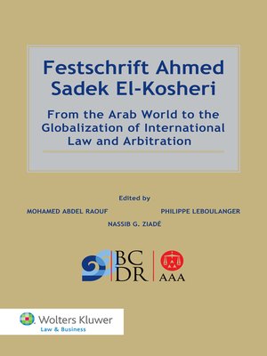 cover image of Festschrift Ahmed Sadek El-Kosheri